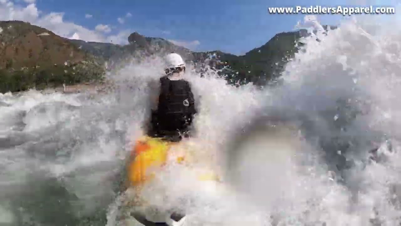 Kayaking the most challenging rapid on the Sun Kosi river - Harkapur