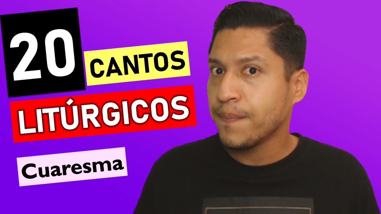 🟣LISTA DE CANTOS PARA LA CUARESMA 2025 │Cantos de entrada y comunión │CURSO: EL CANTO Y LA MÚSICA