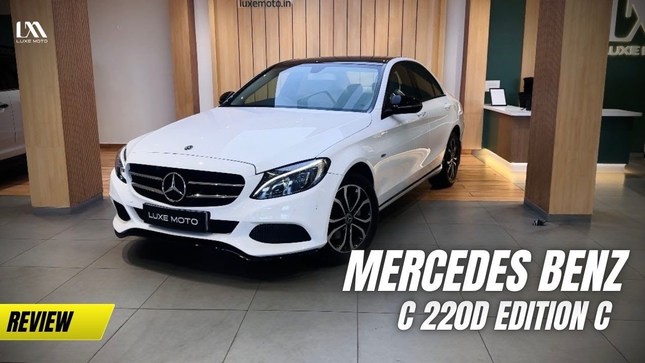 A mafia spec car, with luxury and comfort inside | Mercedes C - Class | Edition C #luxemoto #kochi