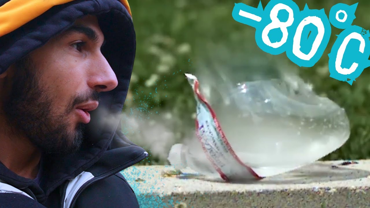 Je teste une expérience à -80°C