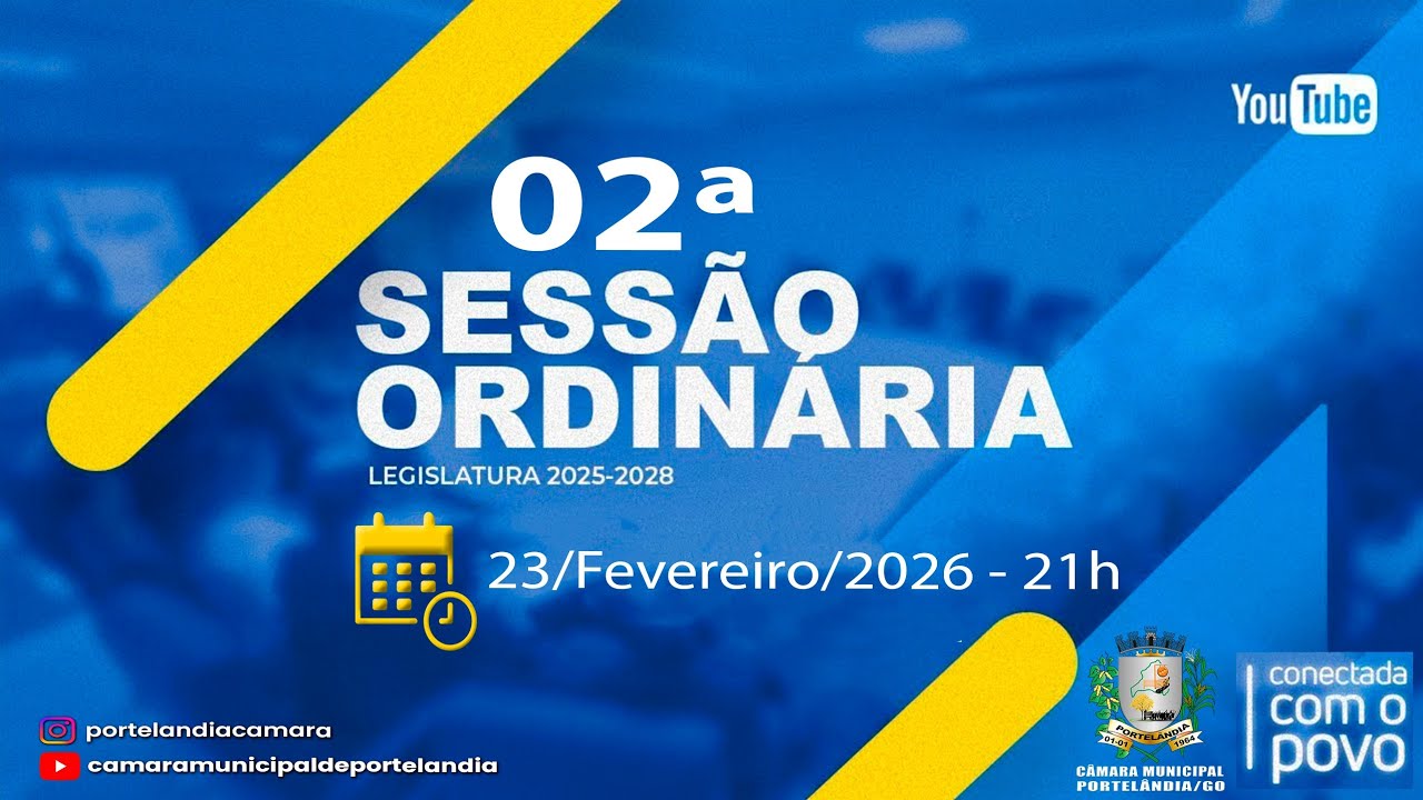 Câmara Municipal de Portelândia-GO está ao vivo!
