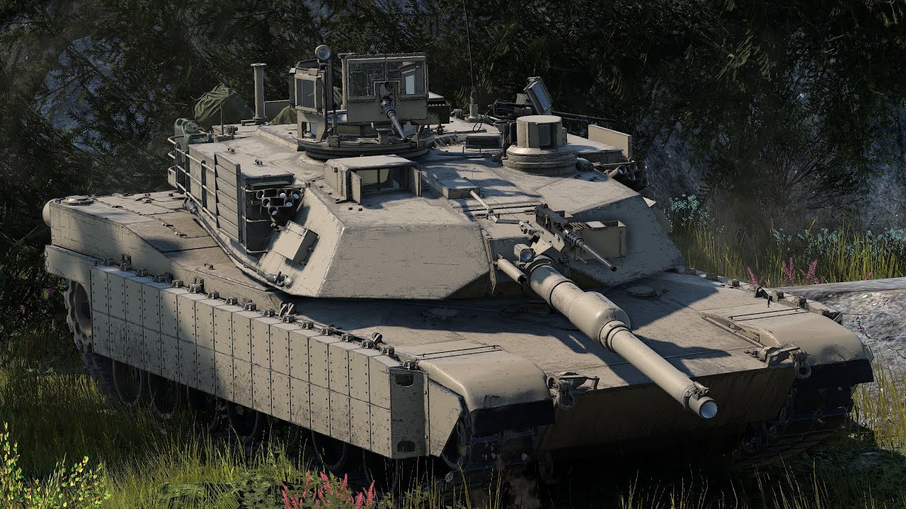 Some M1A2 SEP & F-16C action - War Thunder