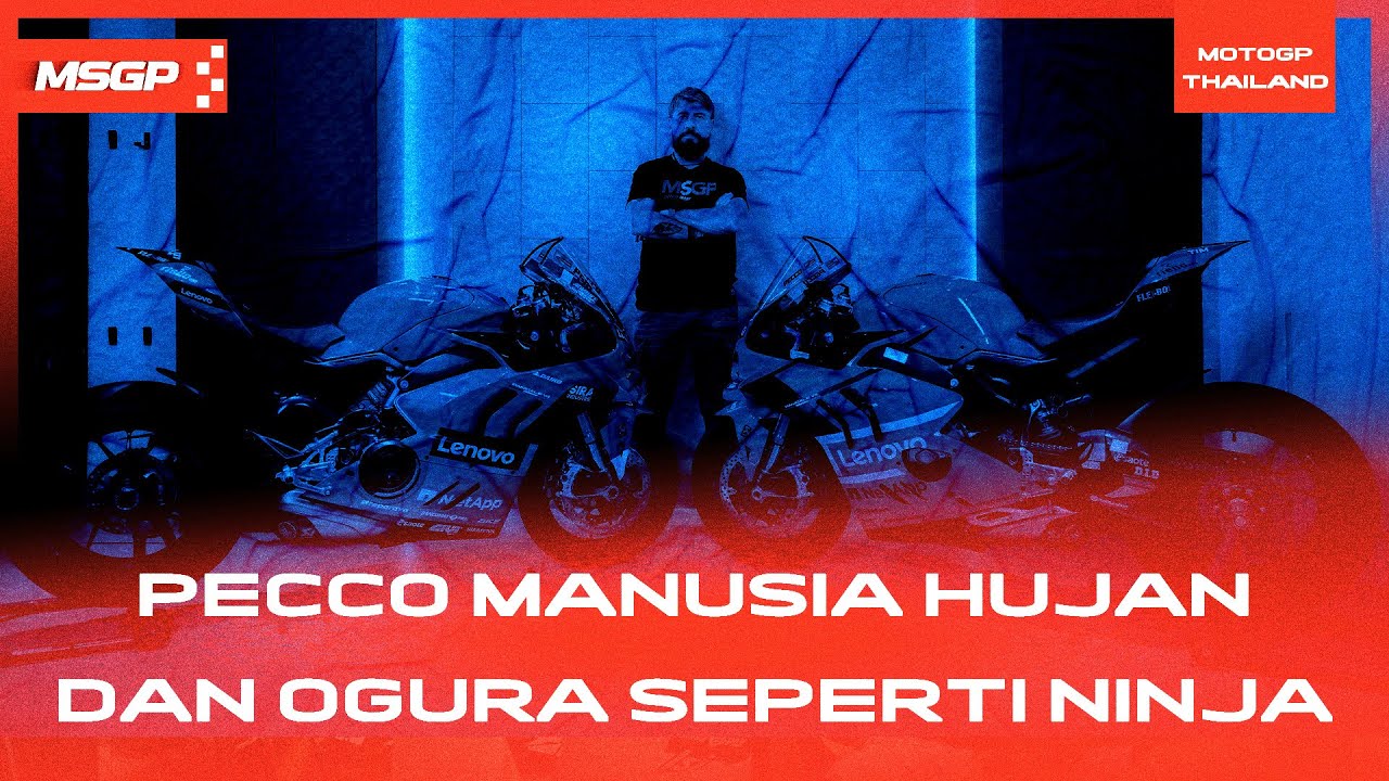 MotoGP Thailand - Pecco Manusia Hujan dan Ogura Seperti&nbsp;Ninja
