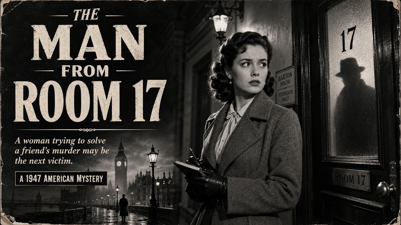 The Man from Room 17 (1946) &mdash; He checked in - No one saw him leave. Classic Movie Noir