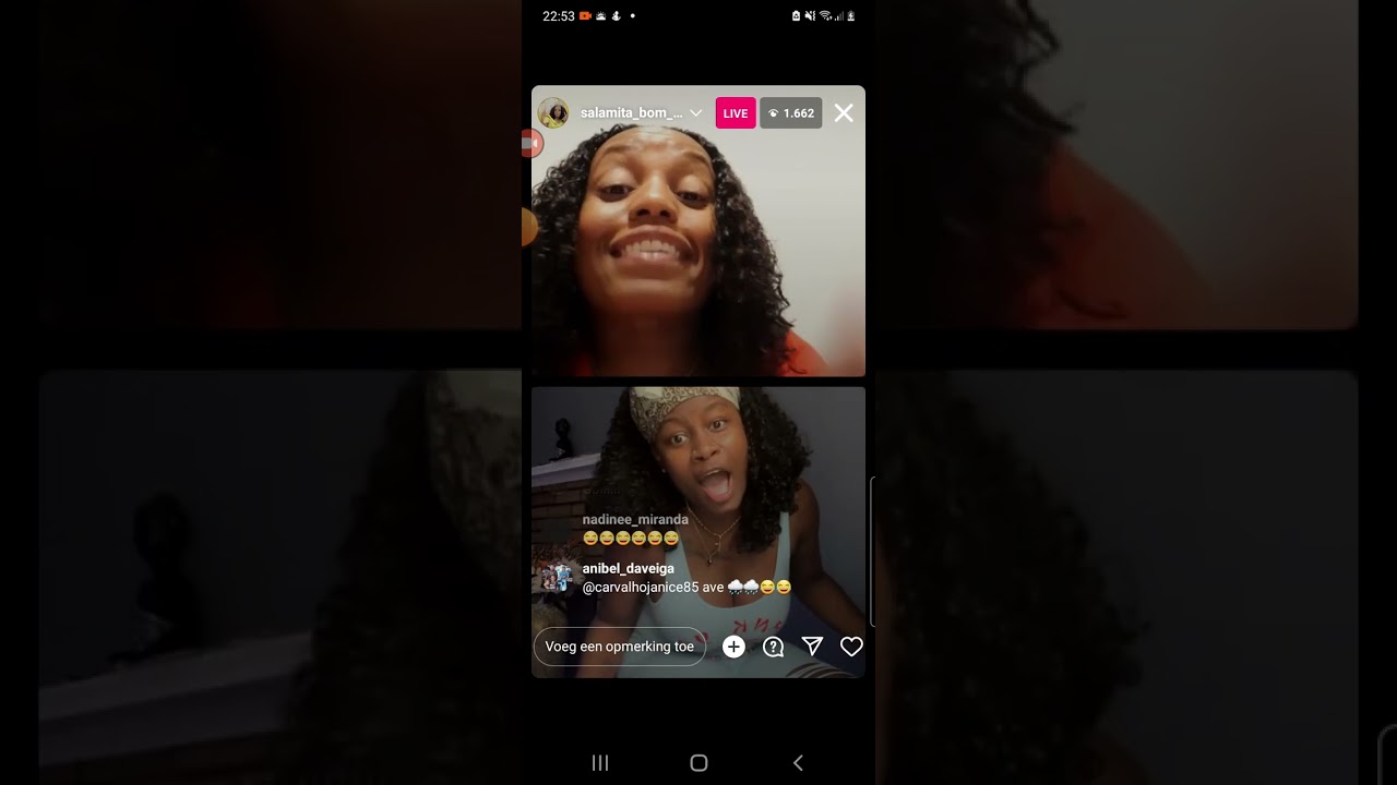 salamita ku Lena na briga bedjo na live 💥💥 briga sem conversa