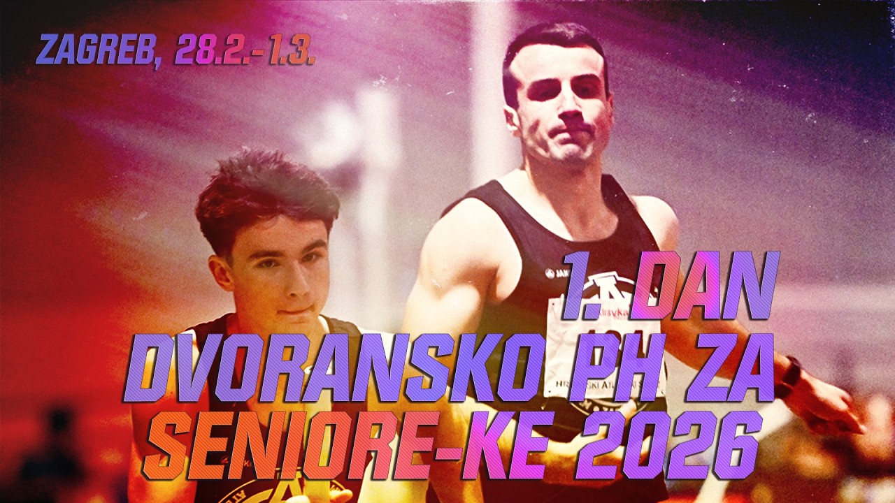 Dvoransko prvenstvo Hrvatske za seniore i seniorke 1. DAN LIVE 2026
