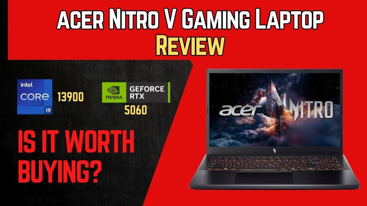 Acer Nitro V Gaming Laptop Review | Core i9-13900H + RTX 5060