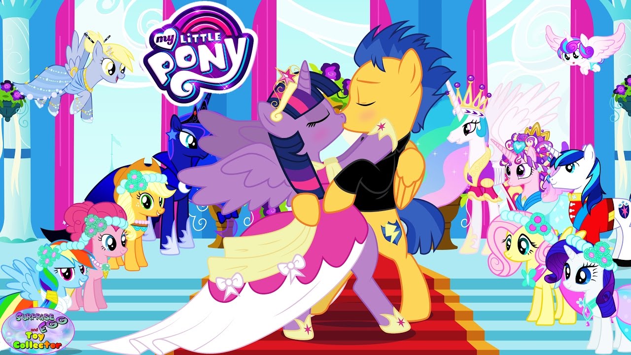My Little Pony Twilight Sparkle Flash Sentry Love Story Wedding Surprise Egg and Toy Collector SETC