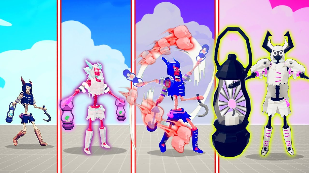 EVOLUTION OF NECROMANCER ( ALL FORM ) | TABS - Totally Accurate Battle Simulator