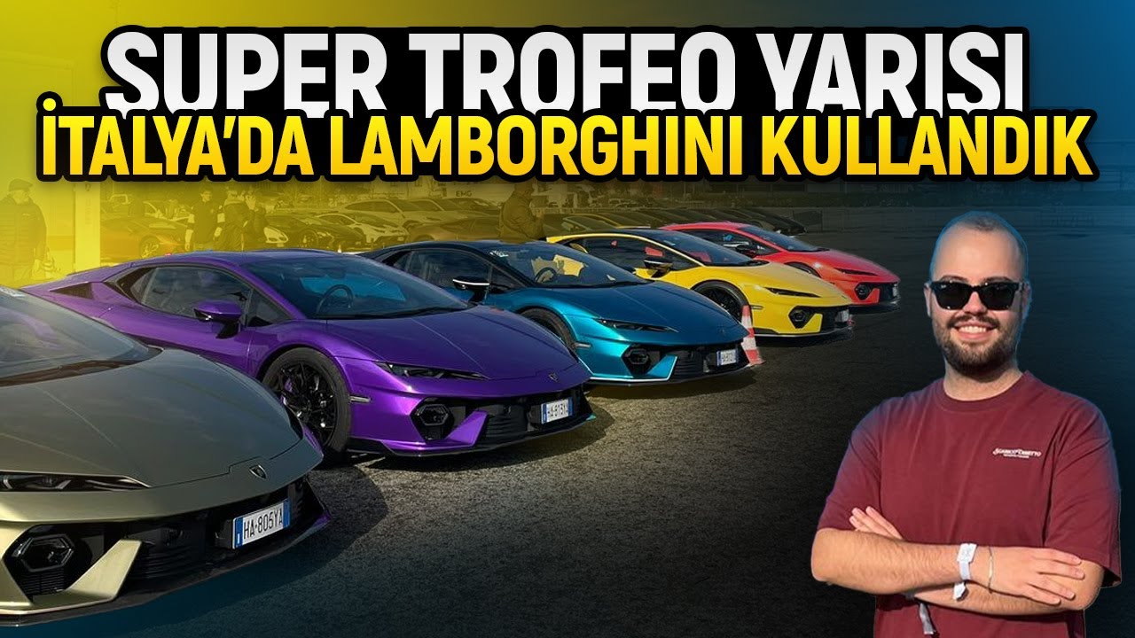 İtalya'da Lamborghini Kullandık | Lamborghini Super Trofeo Yarışı