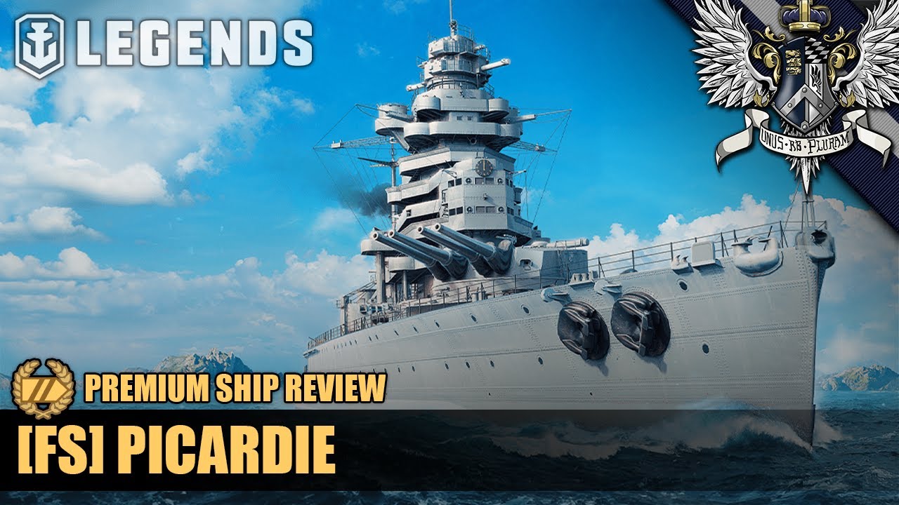 WoWS: Legends - Picardie - Обзор премиум-корабля
