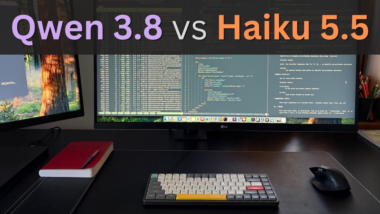 Claude Haiku 5.5 против локальной Qwen 3.8 27B: стоит ли до сих пор использовать локальный ИИ?