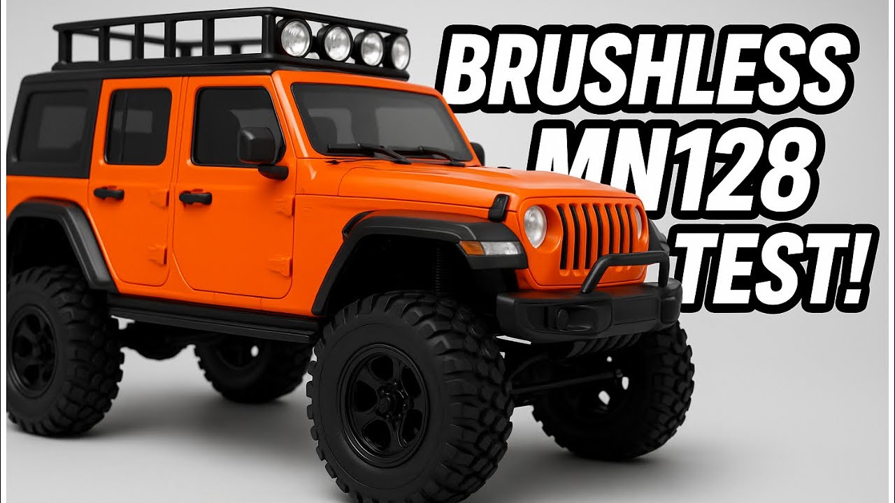 BRUSHLESS POWER UNLEASHED! ⚡ MN128 SPEED TEST on 2S vs 3S + Epic Off-Road Track Challenge!
