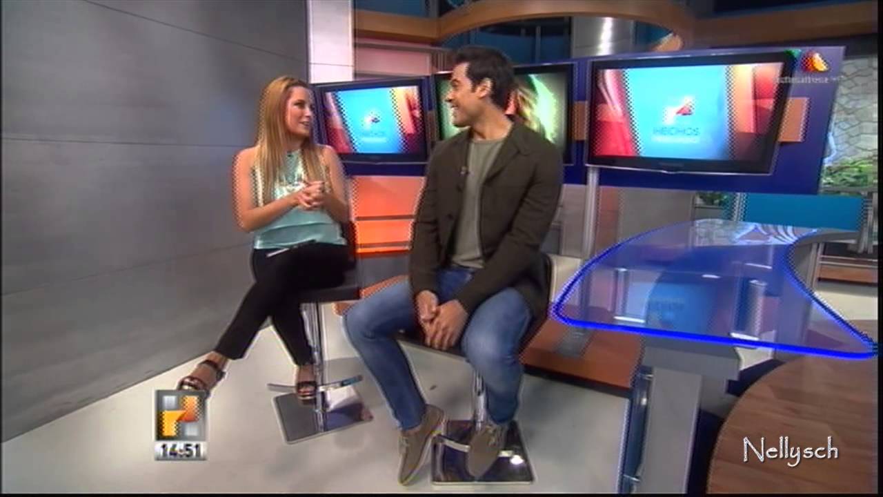 Carlos Rivera promocionando su concierto en el teatro Metropólitan - Hechos Meridiano (24 06 14)