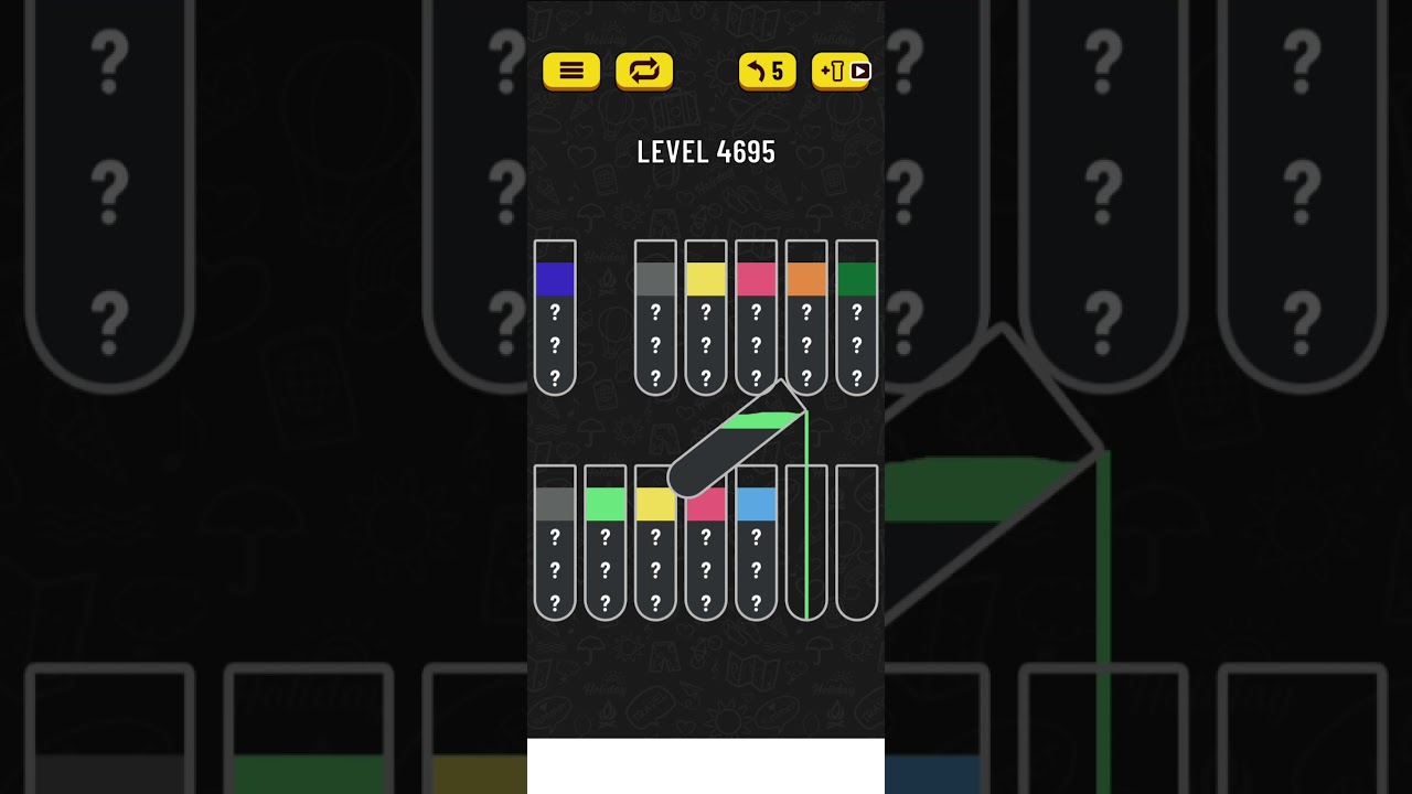 water sort puzzle level 4695
