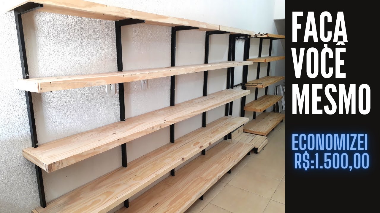 G&ocirc;ndolas de madeira / prateleiras / wooden shelves