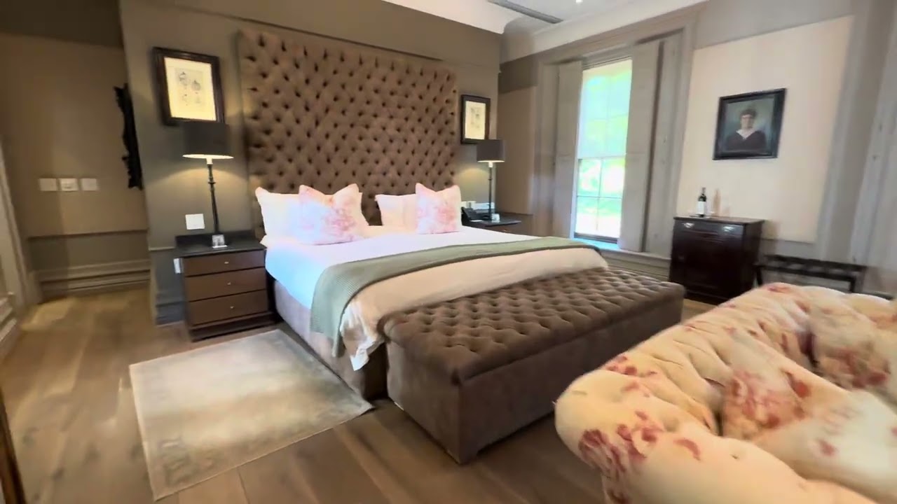 Rooms at Lanzerac Stellenbosch South Africa with Cessy