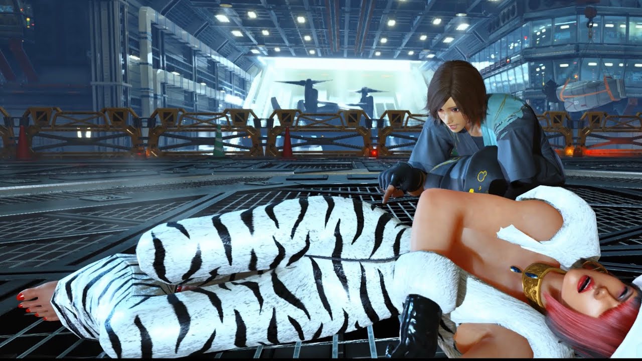 Tekken 8 - Winposes on Anna (Classic Zebra Outfit Barefoot)
