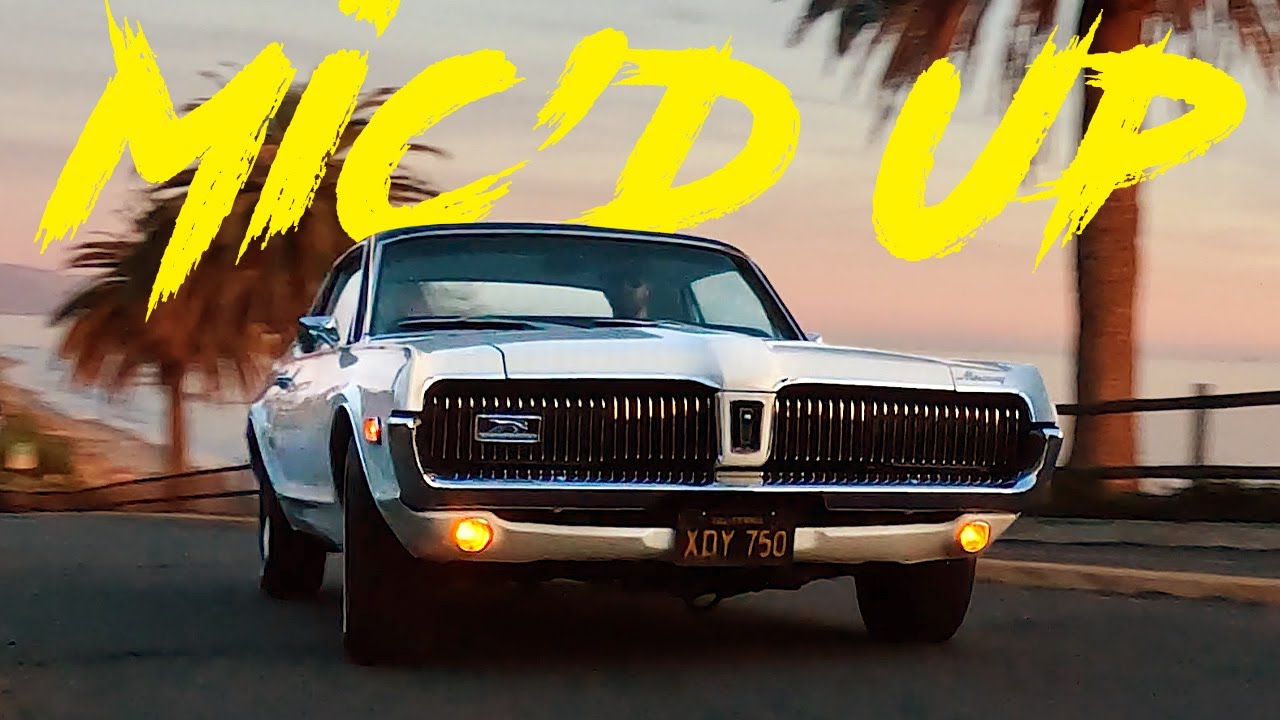 Mic'd Up Drive: 1968 Mercury Cougar - Relaxing V8 Rumble