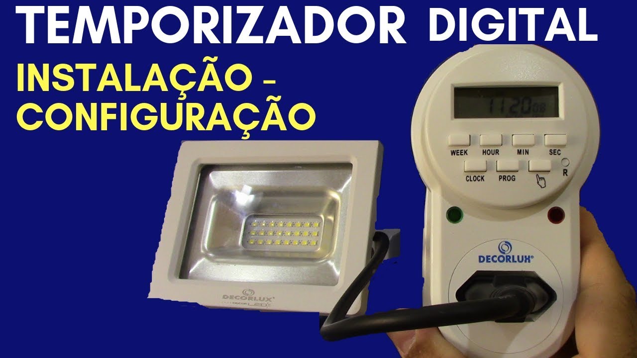 👉TEMPORIZADOR DIGITAL(timer) - INSTALAÇÃO e CONFIGURAÇÃO