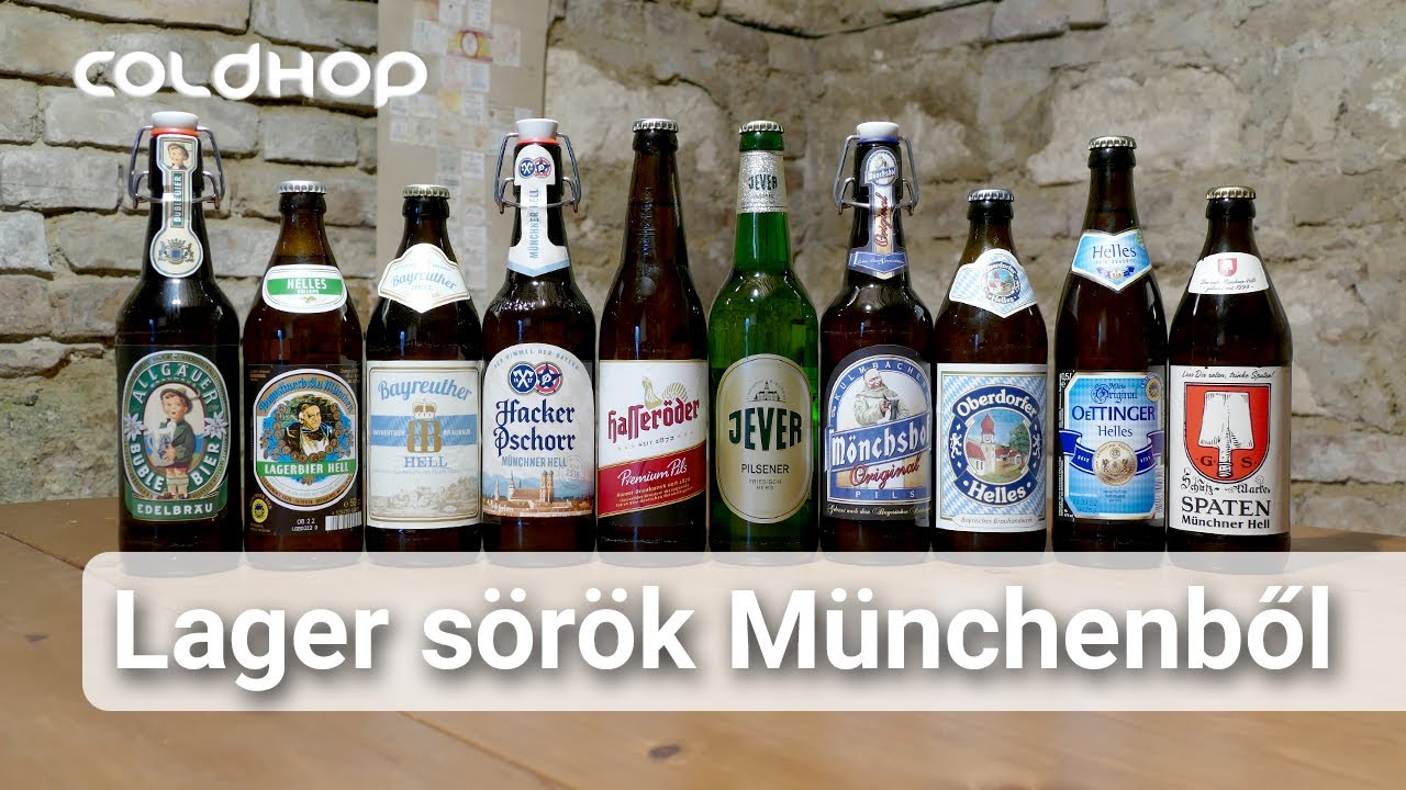 Féleurós sörök, másképpen | Lager sörök Münchenből | Sörkóstoló 2022