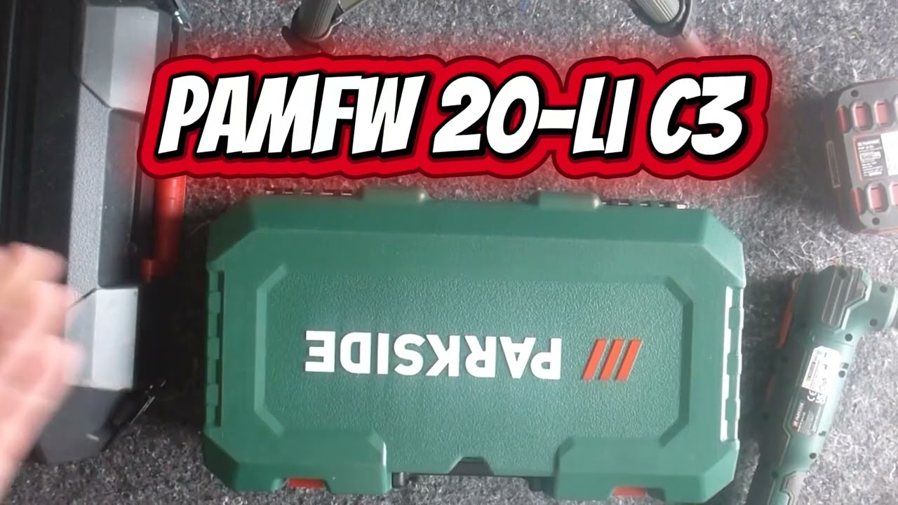 Parkside PAMFW 20-Li C3 + PAMFW 20-Li B2 multi tool