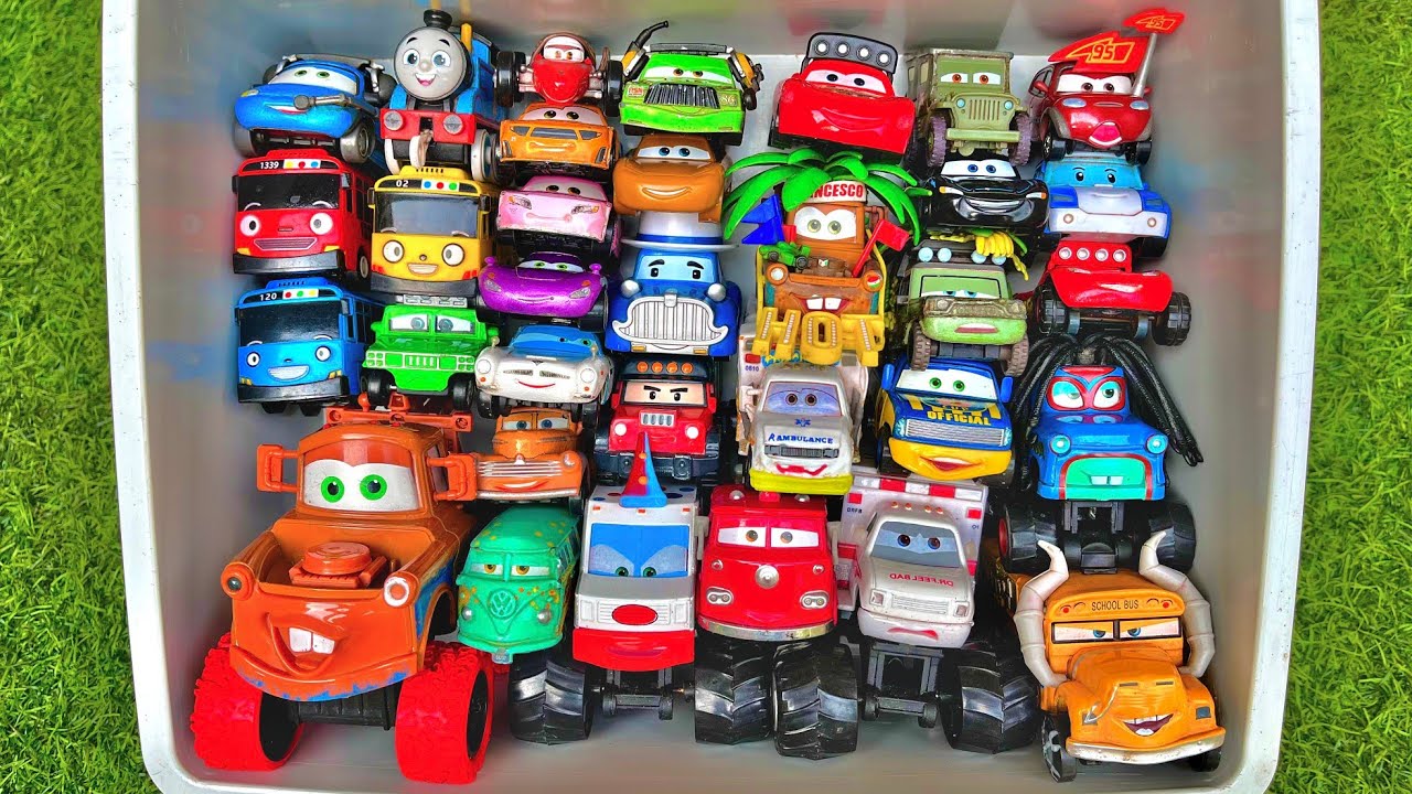 Disney Pixar Cars Unboxing Review | Lightning Mcqueen, Tow Mater, Doc Hudson, Sally Carrera, Cruz