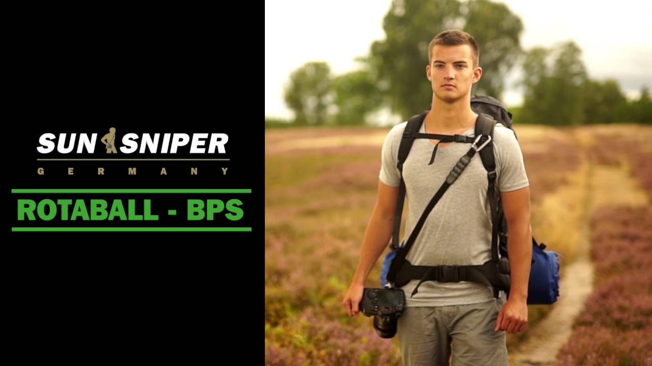 SNIPER-STRAP THE "ROTABALL-BACK-PACK-STRAP" mit ROTABALL Konnektor
