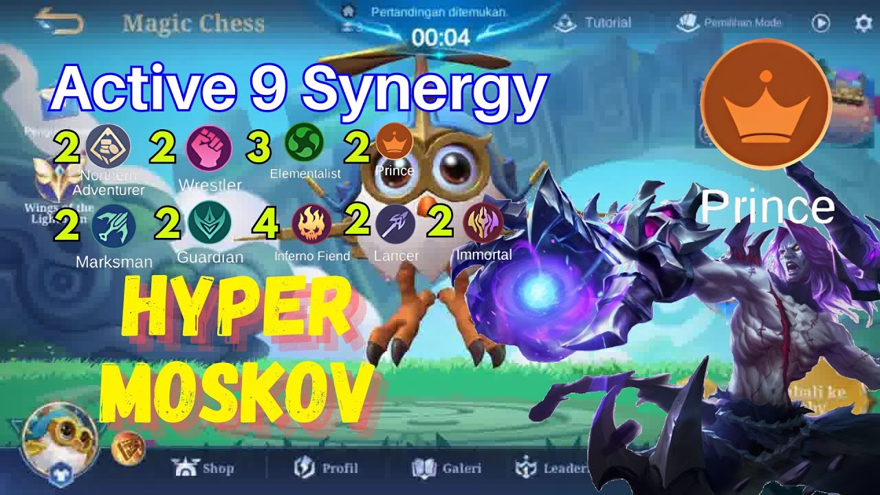 Commander Eggie | Combo Prince Active 9 Synergy | Prince Moskov | Best Hyper in Magic Chess 2024