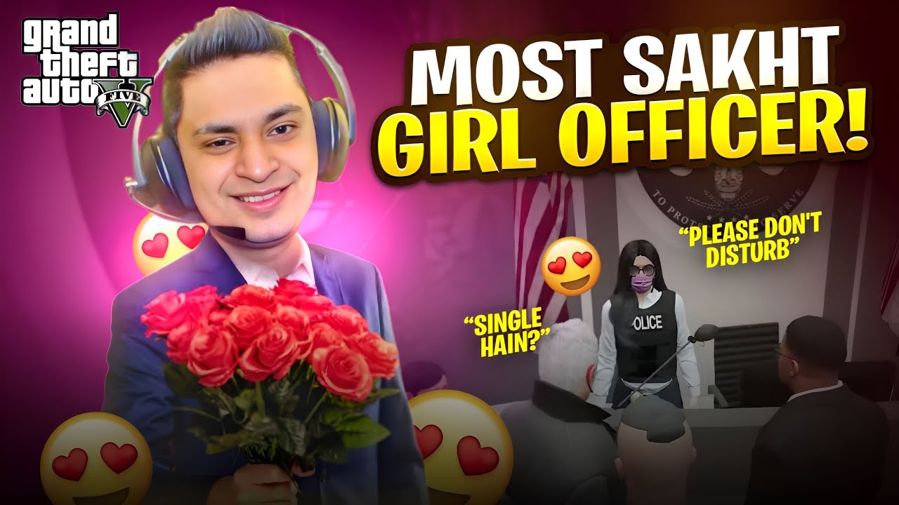 MOST INNOCENT GIRL OFFICER IN CITY 👶 - GTA 5 GAMEPLAY - MRJAYPLAYS