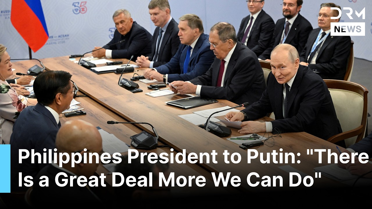 FULL: Putin Meets Philippines President Marcos Jr. as Russia Seeks Stronger ASEAN Ties | AC1G