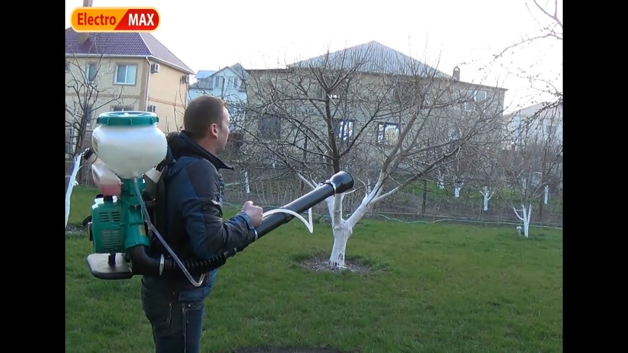 Мотоопрыскиватель Sadko GMD 4214 - внешний вид и работа