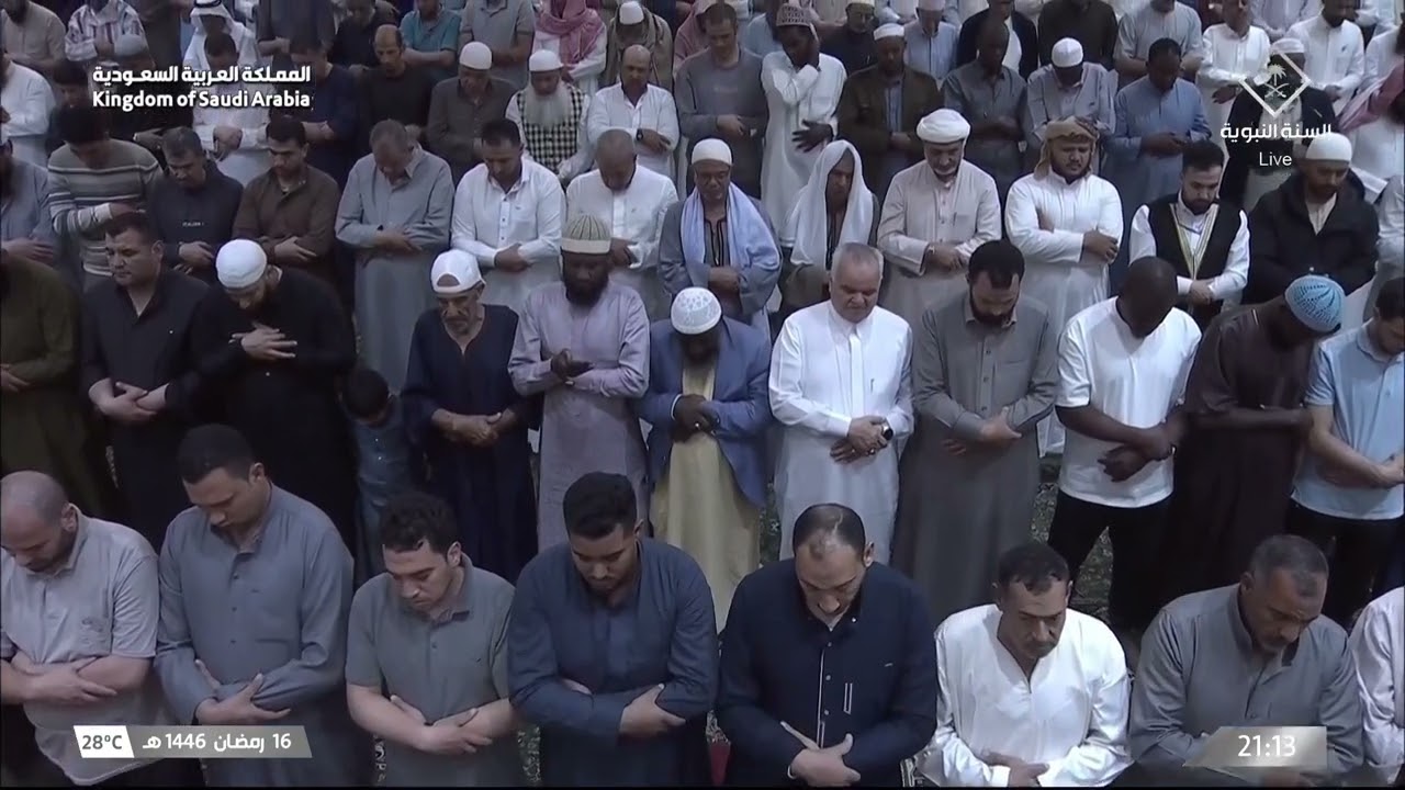 تلاوة ليلة 17 رمضان 1446 هـ من صلاة التراويح من المسجد النبوي | الشيخ أحمد الحذيفي