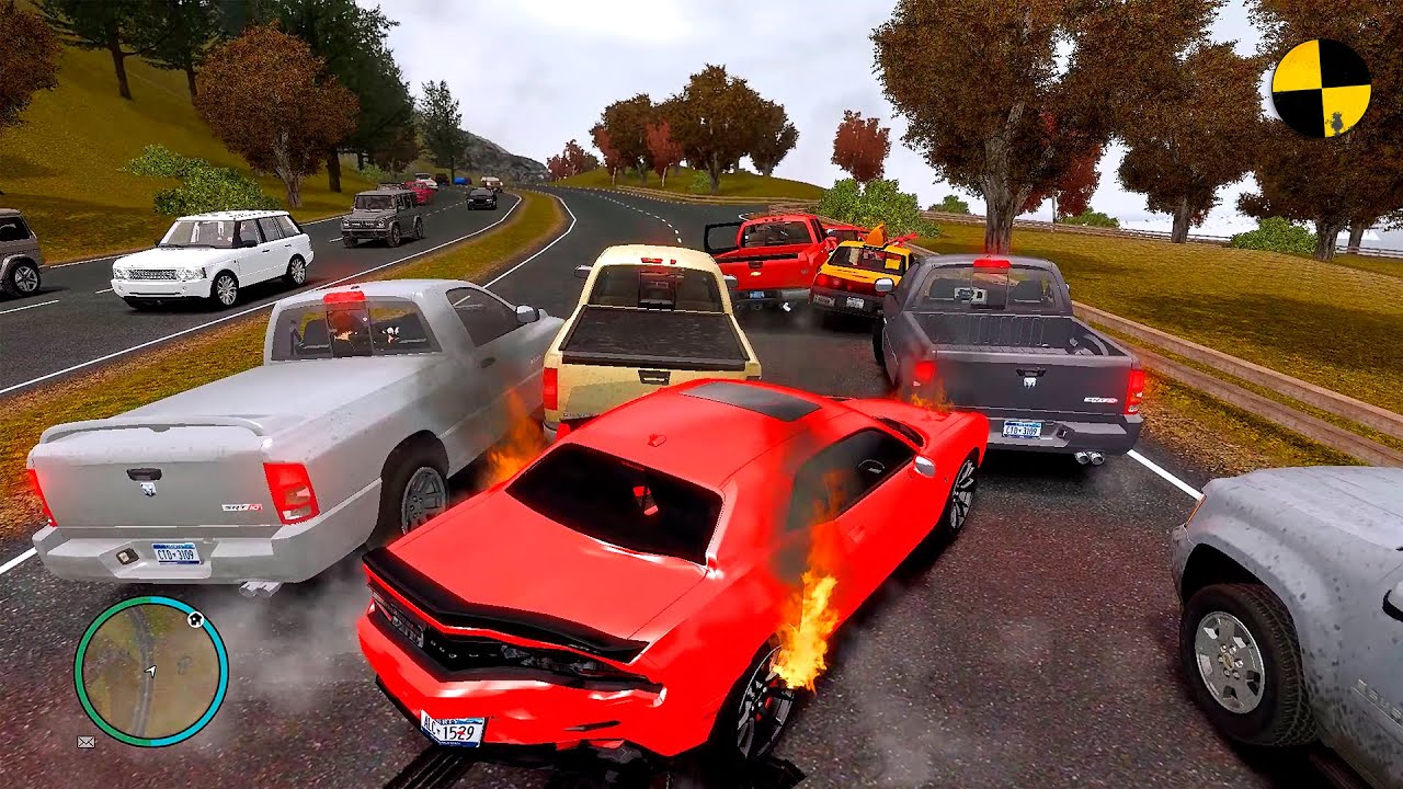 GTA 4 Crash Testing Real Car Mods Ep.348