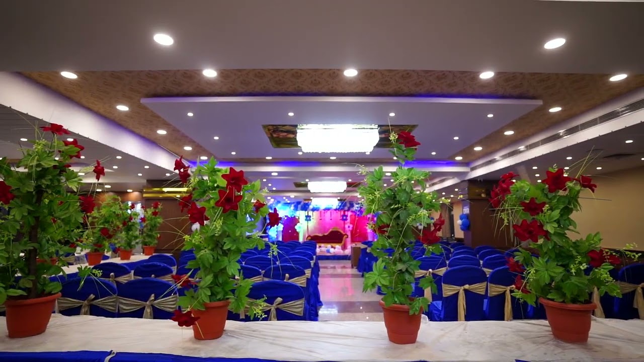 S K GRAND BANQUET HALL BIRTHDAY CELEBRATION DECORATION LATEST SETUP