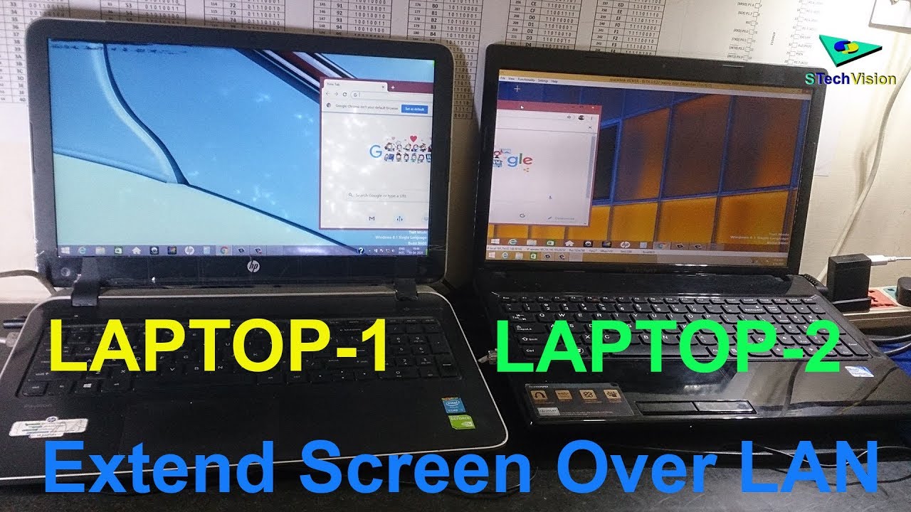 Extend Laptop Screen Over LAN to Another Laptop || SPACEDESK