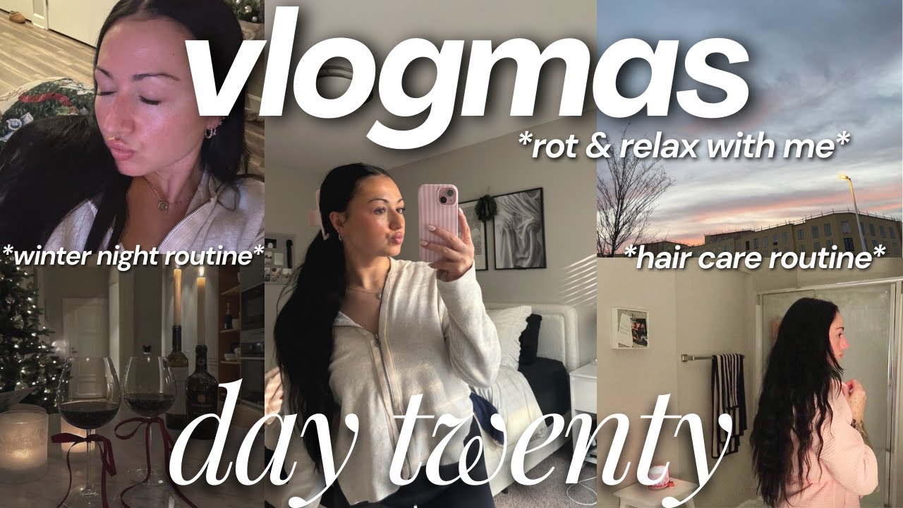 VLOGMAS DAY 20 | rotting my night away, iPhone case collection + more 🎀🧖🏼‍♀️
