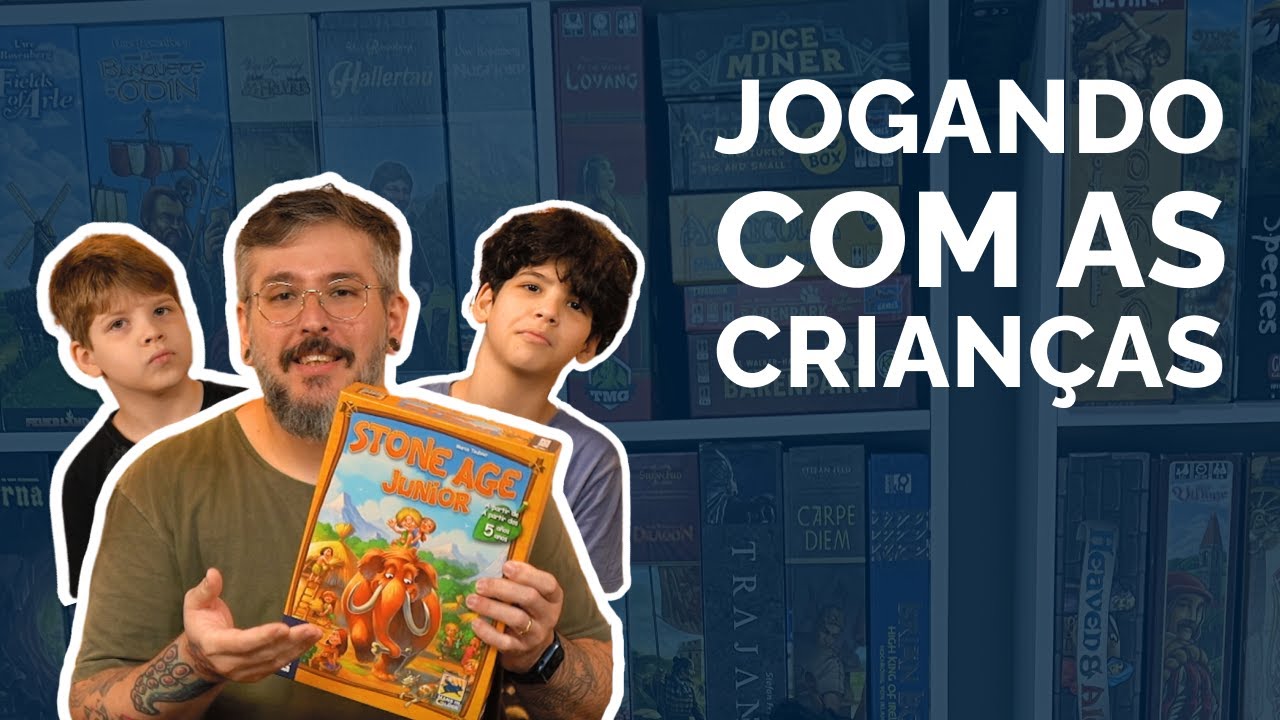 STONE AGE JR | Jogando com as crianças