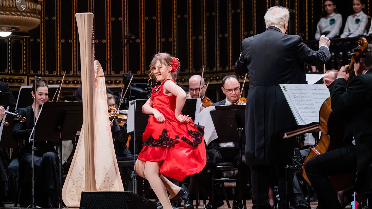 Déborah H. Conant: BAROQUE FLAMENCO, Evelin Greblo, 10 let/years, harfa/harp, 7.3.2023