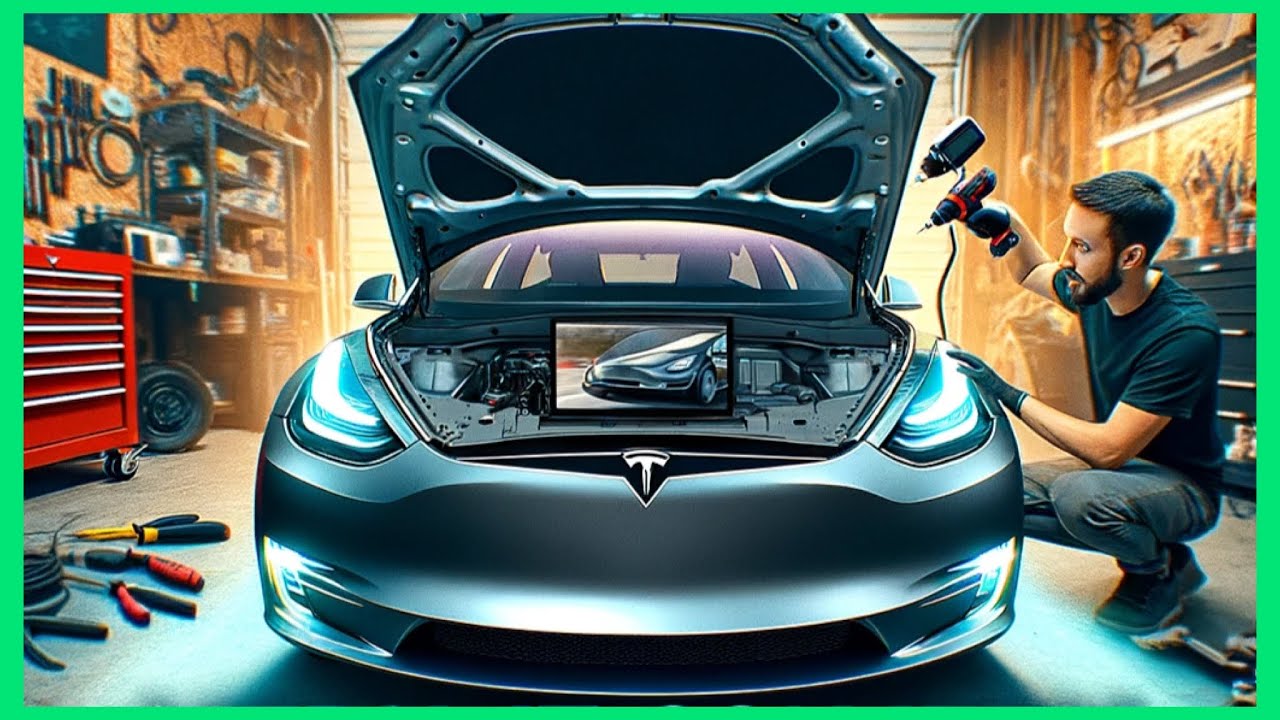 Écran + Caméra Avant sur ma TESLA - Installation de l’écran Hansshow F9-C CarPlay