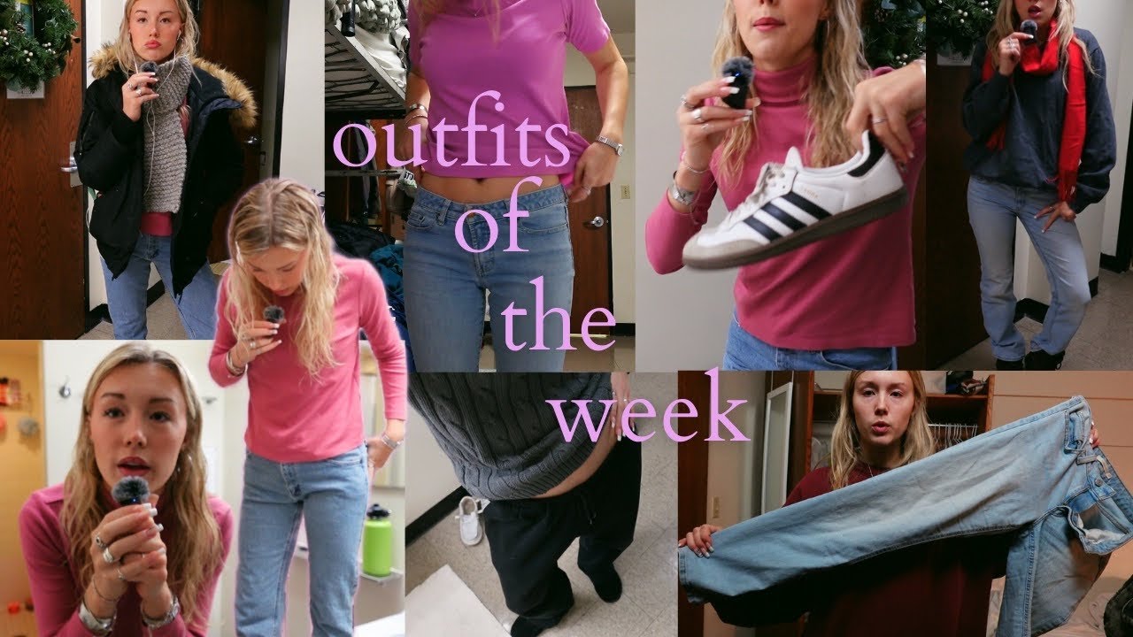 what i'm ACTUALLY wearing to class - outfits of the week