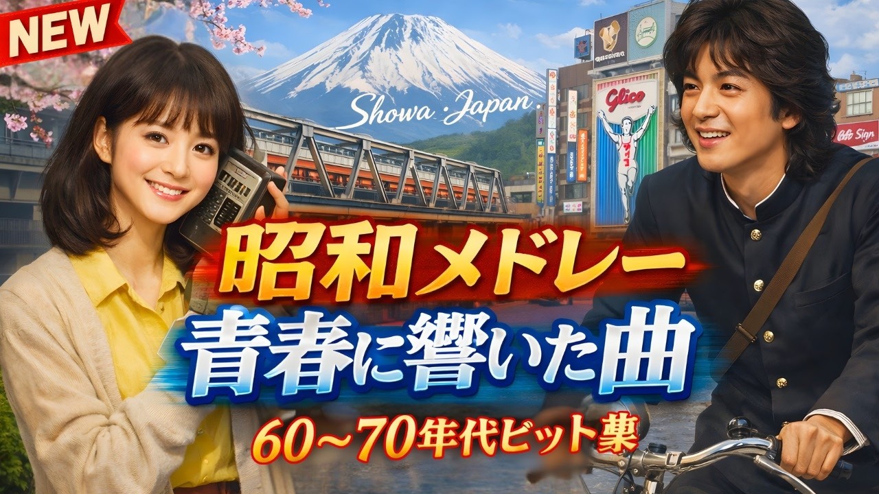📻 昭和歌謡曲ヒットメドレー 🎼 懐かしすぎて涙が止まらない昭和名曲ベスト｜60〜80年代ヒット曲｜聴いた瞬間、青春がよみがえる ✨