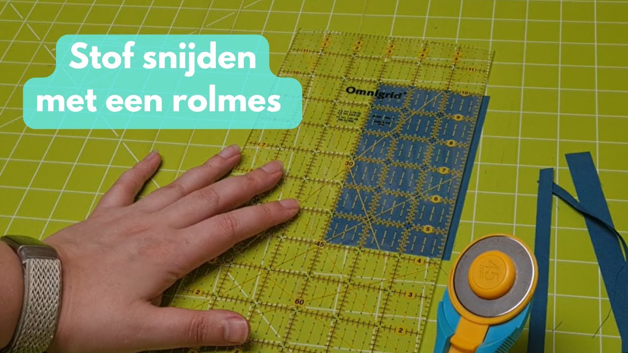 Leren quilten: Hoe kun je stof snijden met een rolmes?