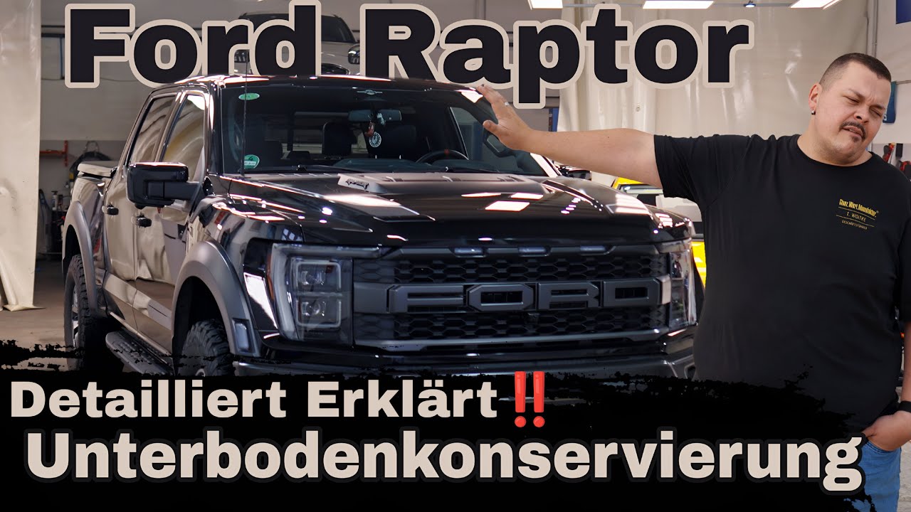Ford Raptor Unterbodenkonservierung im Detail