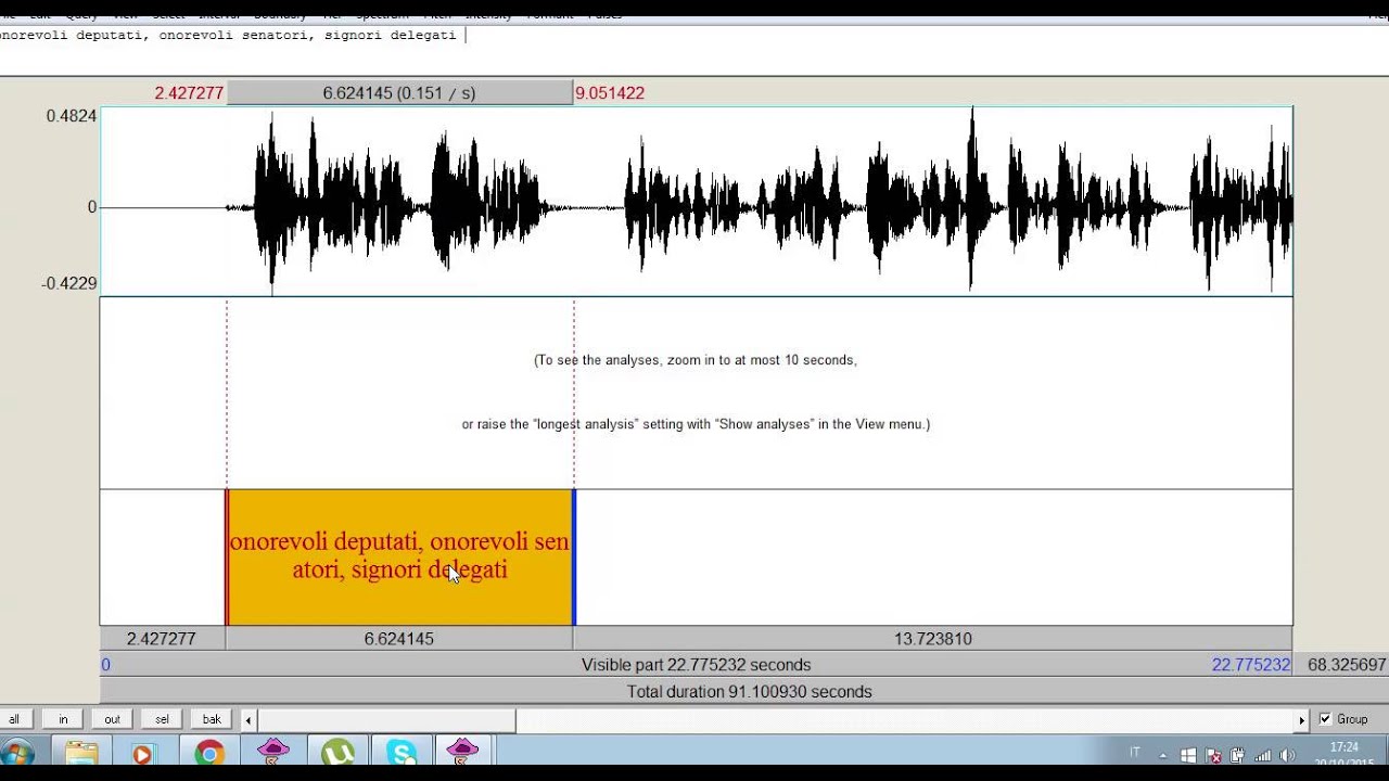 Tutorial Praat n°1