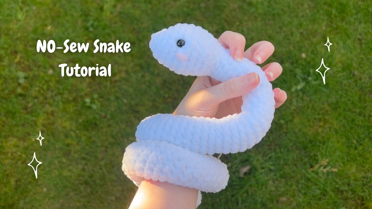 How to crochet a snake|Easy tutorial, Beginners crochet