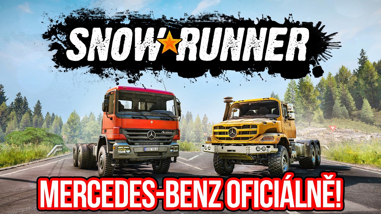 MERCEDES-BENZ ACTROS & ZETROS OFICIÁLNĚ VE SNOWRUNNER | SnowRunner #29