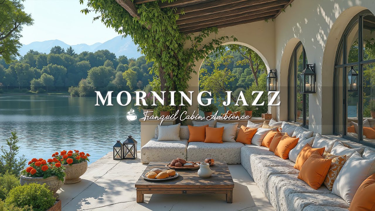 Morning Jazz Ambience | Positive Jazz With Bird Song & Warm Morning Sunshine For Working, Relaxin...