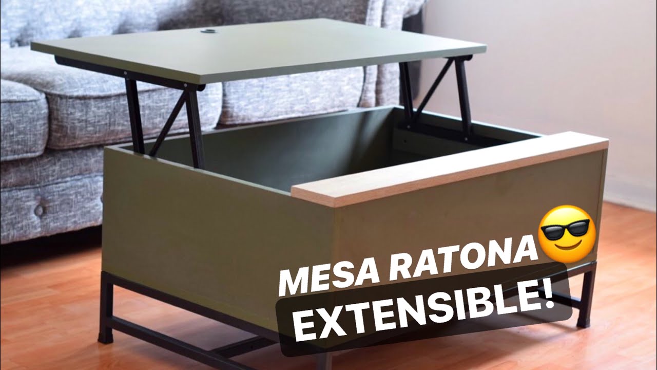 MESA DE CAFE EXTENSIBLE By Faplac #ProyectoMueble