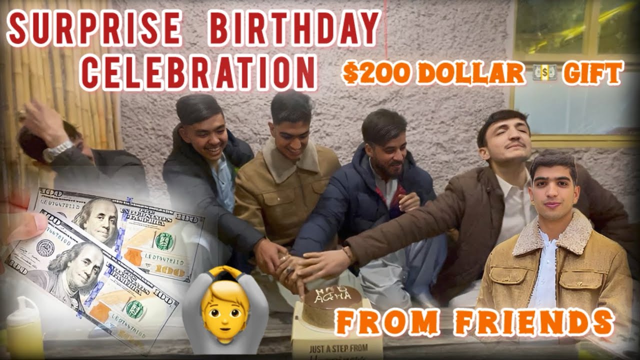 Surprise Birthday Celebration from Friends || syed younas vlog